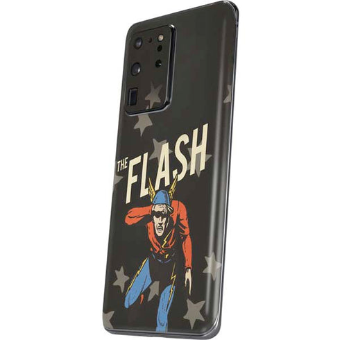 DC Comics The Flash Retro Action Pose Galaxy S20 Ultra 5G Skin